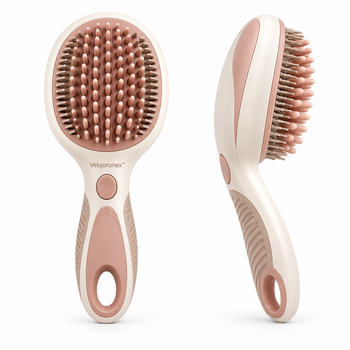 Velqorunex™ Rosewood Oval Grooming Brush main