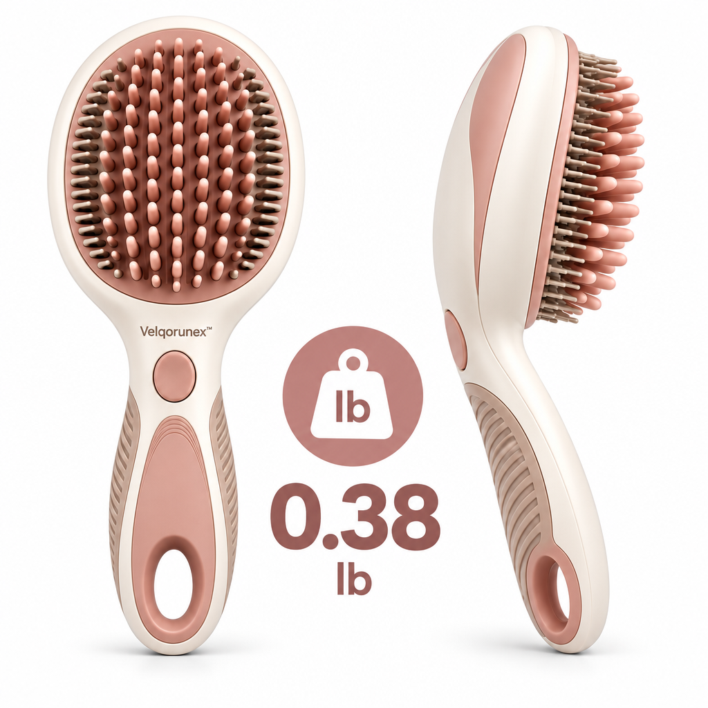 Velqorunex™ Rosewood Oval Grooming Brush weight
