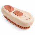 Velqorunex™ Peach Comfort Massage Grooming Brush main