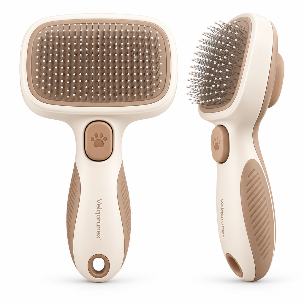 Velqorunex™ Sandstone Rectangular Slicker Brush main